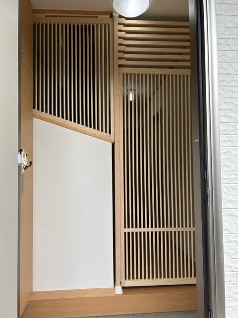 愛猫 脱走防止柵 設置